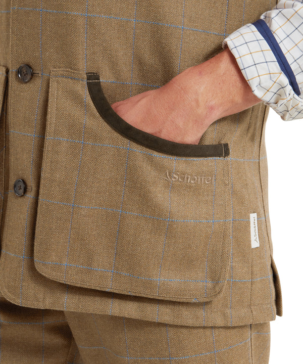 Schöffel Ptarmigan Tweed Waistcoat II M Corry Tweed - Image 5