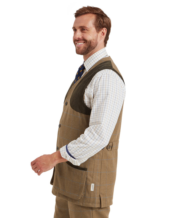 Schöffel Ptarmigan Tweed Waistcoat II M Corry Tweed - Image 3