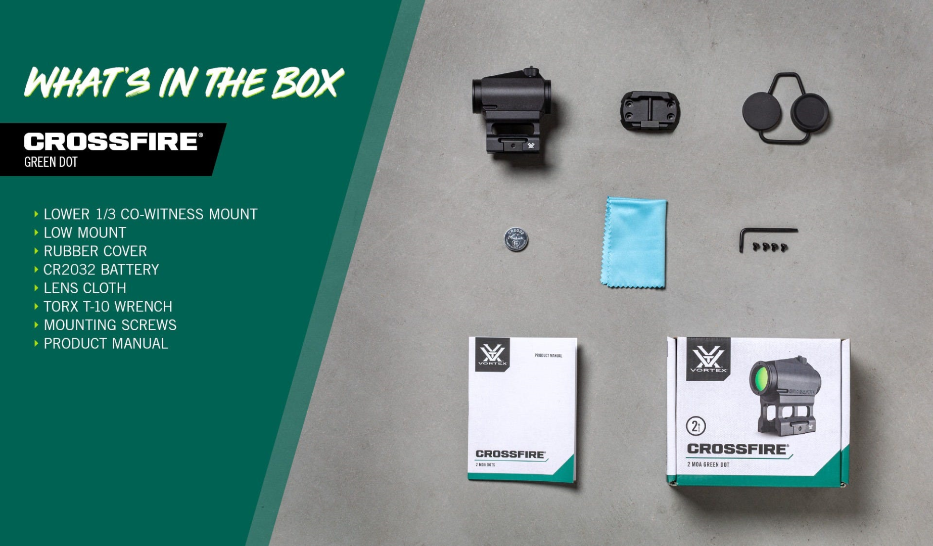 Vortex Crossfire® Green Dot - Afbeelding 6