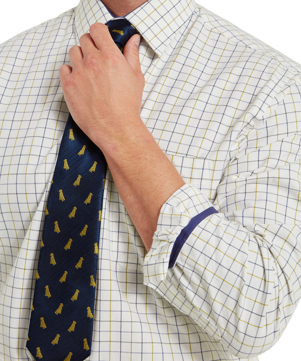 Schöffel Burnham Tattersall Classic Shirt M Vintage Navy - Afbeelding 2