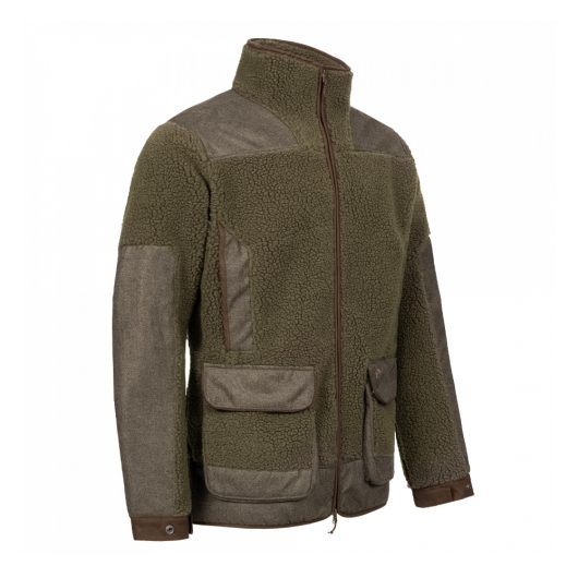 Blaser Men's Sherpa Fleece Jacket Dark Olive - Afbeelding 3