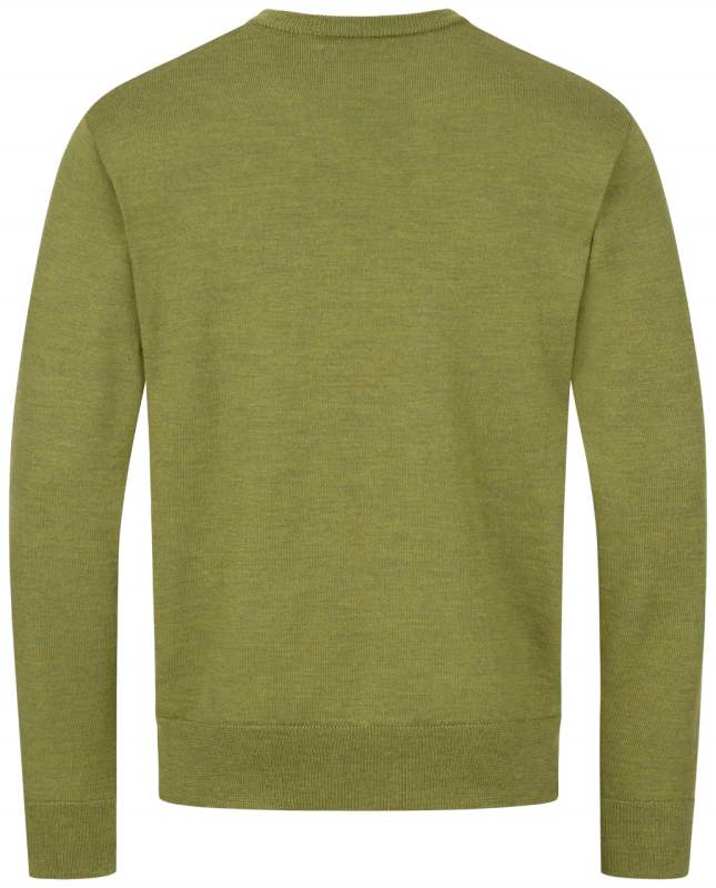Blaser Men’s Merino V-Neck Sweater Vivid Green - Image 4