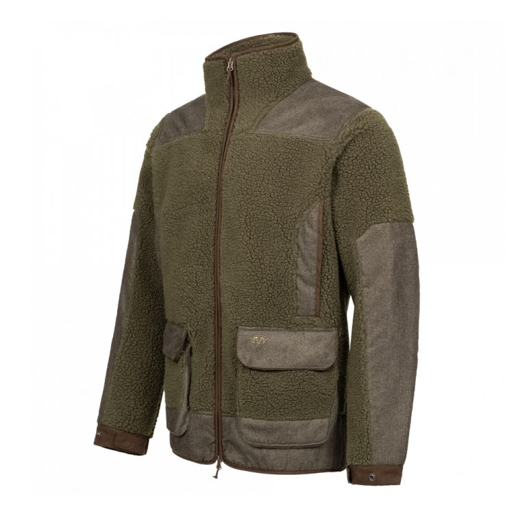 Blaser Men's Sherpa Fleece Jacket Dark Olive - Afbeelding 4