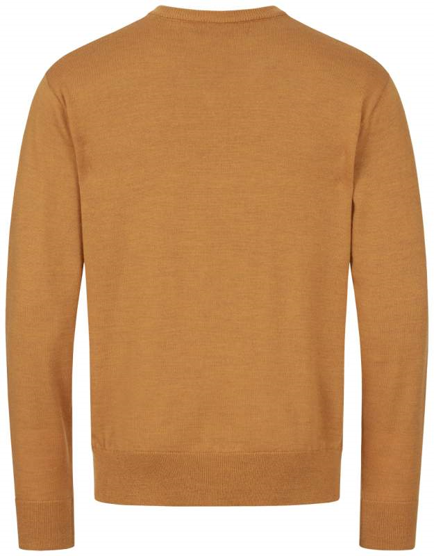 Blaser Men’s Merino V-Neck Sweater Rust - Image 2
