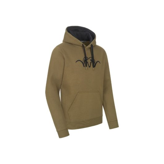 Blaser Men's Hoody 23 Dark Olive/Black - Image 3