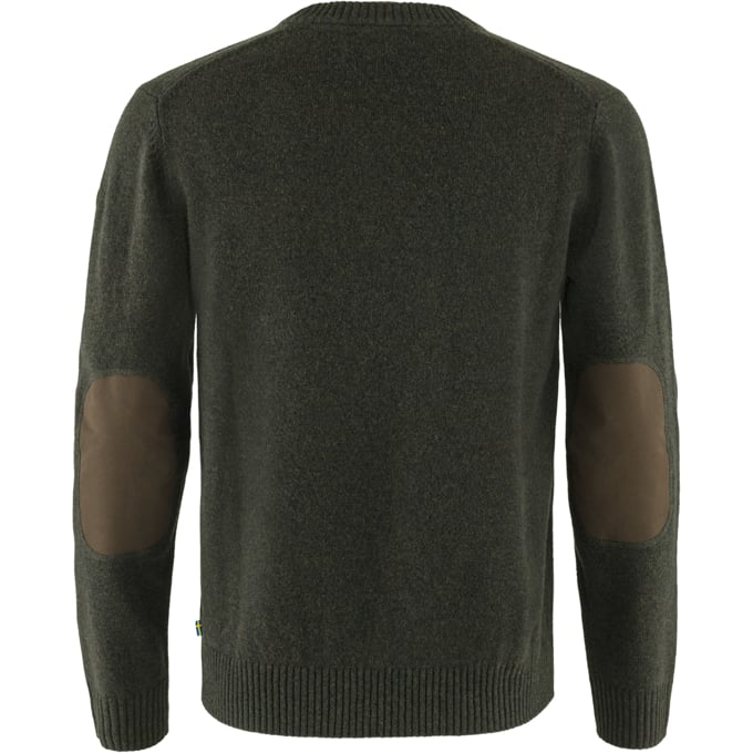 Fjällräven Övik Round-neck Sweater M Dark Olive - Image 2