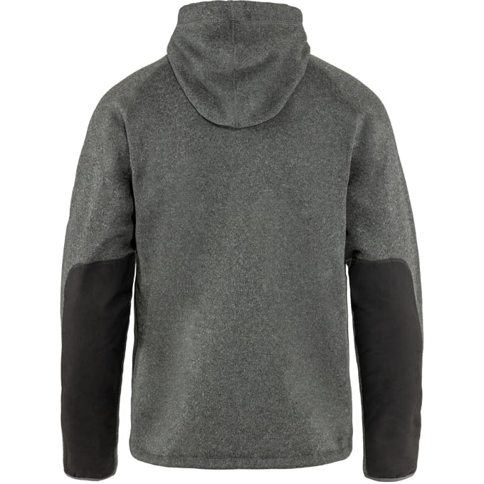 Fjällräven Ovik Fleece Hoodie Dark Grey - Image 2