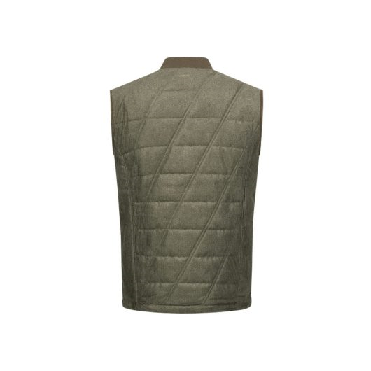 Blaser Men's Vintage Vest Victor Olive Mélange / Black - Afbeelding 2