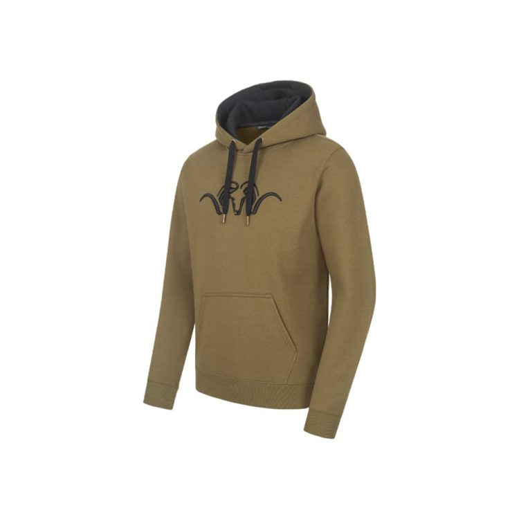 Blaser Men's Hoody 23 Dark Olive/Black - Image 4