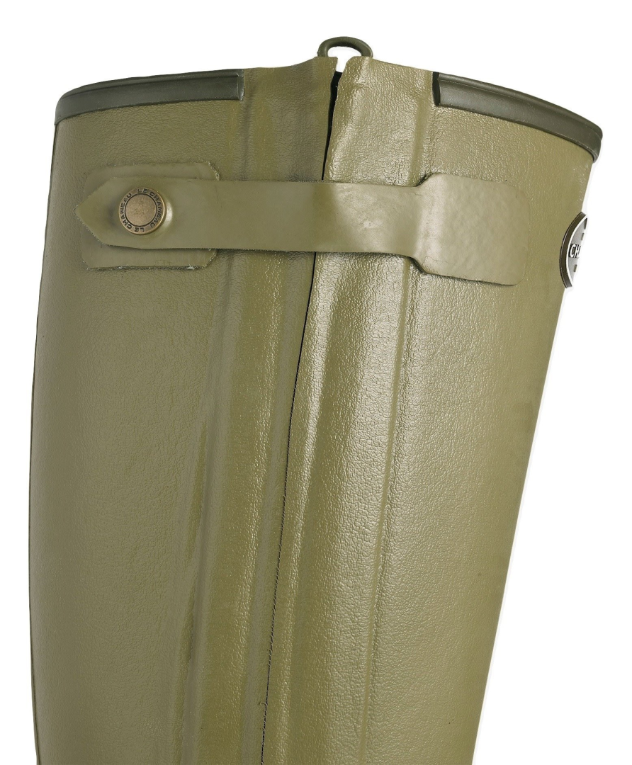 Le Chameau Chasseur Leather Lined boot M Vert - Image 4