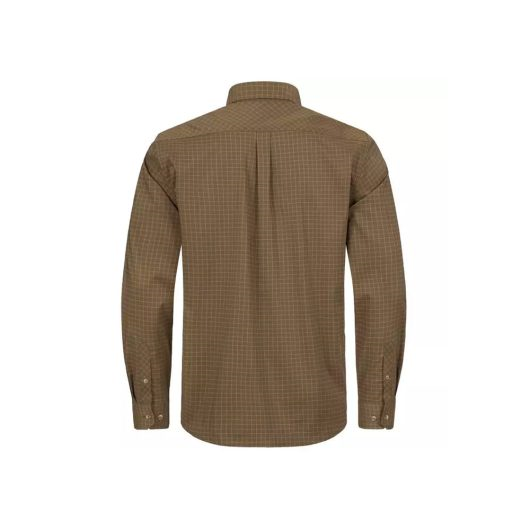 Blaser Men's Stretch Shirt Serge Dark Olive checked - Afbeelding 2