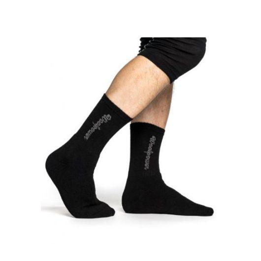Woolpower 2-pack Sock Liner 400gr Black - Afbeelding 3