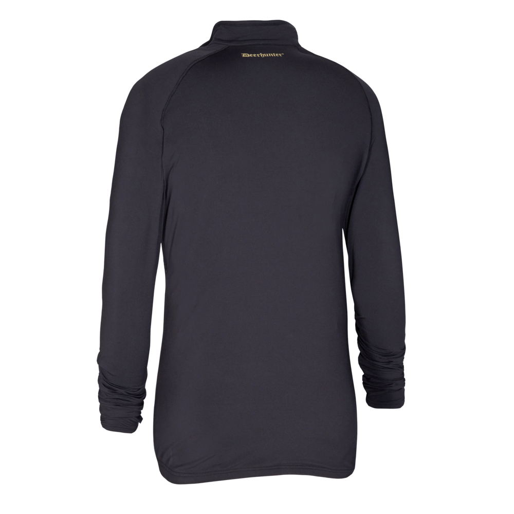 Deerhunter Heat Undershirt with zip-neck Black - Afbeelding 2