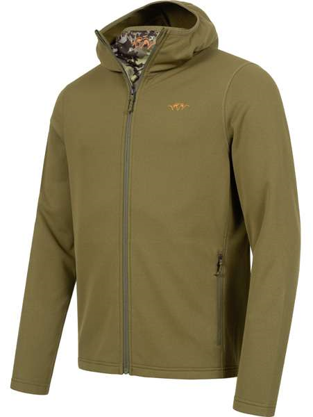 Blaser Men's Drain Full Zip Hoody Dark Olive - Image 4