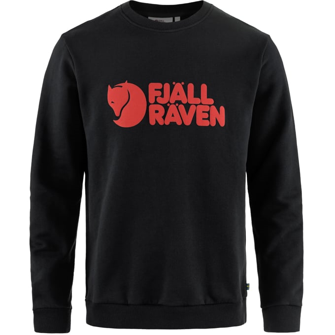 Fjällräven Logo Sweater M Black - Image 3