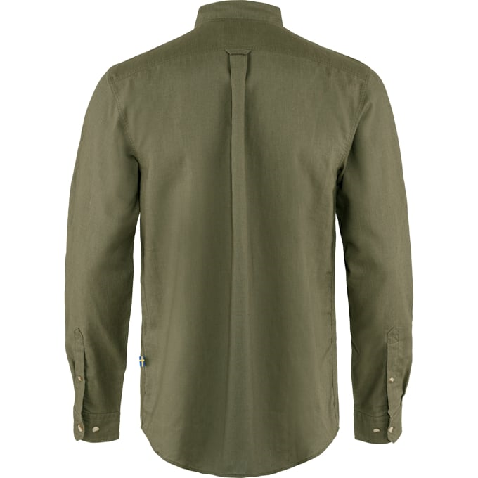Fjällräven Övik Travel Shirt LS M Green - Afbeelding 2