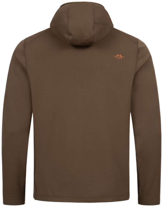 Blaser Men's Drain Full Zip Hoody Dark Brown - Image 2