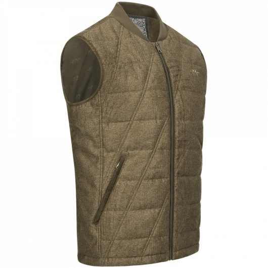 Blaser Men's Vintage Vest Victor Dark Brown Melange - Image 3